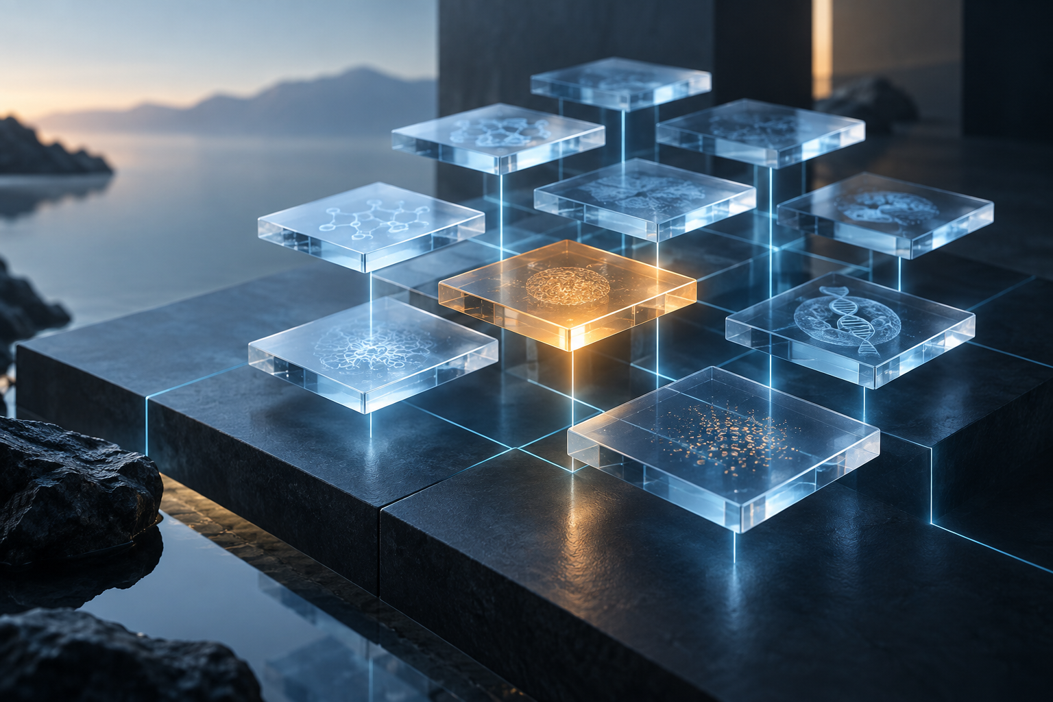 AI Lab — Illustrative concept